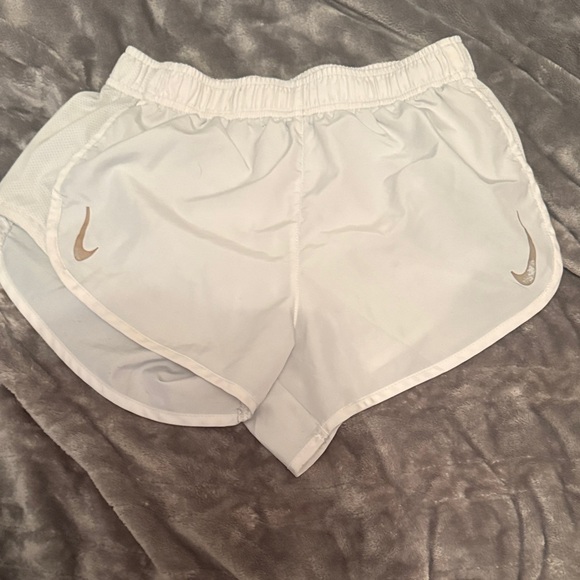 Medium Nike Women's Athletic Shorts - Black, Gray, and White Set - Picture 3 of 5